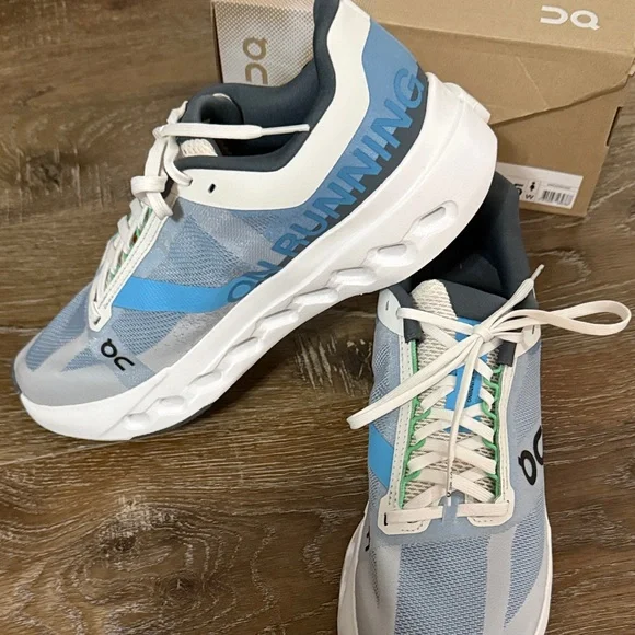 On Running Cloudsudfer Next Shoes in Light Gray and Blue, Women’s 9.5, Brand New - Picture 3 of 6